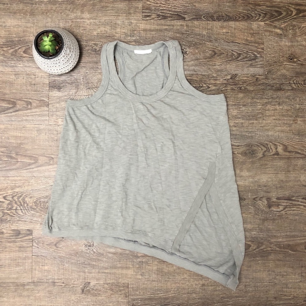 Lush Knit Asymmetrical Razorback Tank
